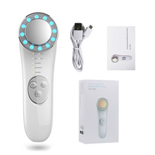 Load image into Gallery viewer, 7 In 1 Face Lifting Machine EMS Micro Current Galvanic Facial Massager Face Tightening Device Red and Blue Light Skin Care Tools