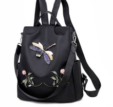 Load image into Gallery viewer, Oxford Cloth Embroidered Backpack