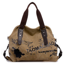 Load image into Gallery viewer, Canvas Bag Fashion Lady Shoulder Bag Graffiti Printing Bag