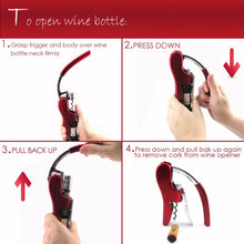 Load image into Gallery viewer, Professional Zinc Alloy Power Wine Opener Bottle Corkscrew