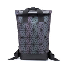 Load image into Gallery viewer, Geometric Diamond Pattern Backpack For Women