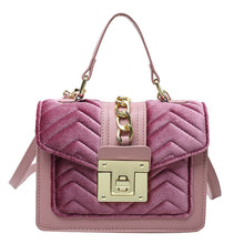 Load image into Gallery viewer, Fashion Velvet Lady's One-shoulder Small Messenger Bag