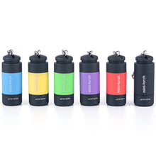 Load image into Gallery viewer, Multicolor Mini Torch USB Rechargeable Flashlight