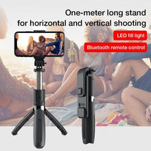 Load image into Gallery viewer, Compatible with Apple, Bluetooth Selfie Stick Tripod