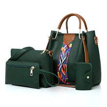 Load image into Gallery viewer, Four-piece Color Contrast Handbags For Women