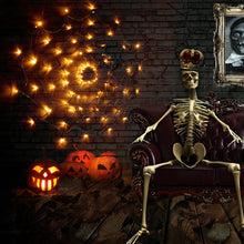 Load image into Gallery viewer, Halloween Led Spider Web String Light 5v Remote Control