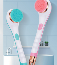 Load image into Gallery viewer, Electric Bath Brush Silicone Back Scrubber USB Rechargeable