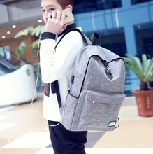 Load image into Gallery viewer, High Quality Grey Anti Theft Backpack