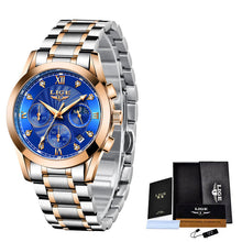 Load image into Gallery viewer, Men's Business Waterproof Watch With Stainless Steel Strap