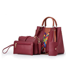 Load image into Gallery viewer, New Fashion 4-piece Women's Handbags Shoulder Bags