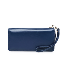 Load image into Gallery viewer, New Oil Wax Leather Wallet Women's Oil Leather Clutch Bag