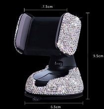Load image into Gallery viewer, Multifunctional Air Outlet Diamond-encrusted Car Phone Holder