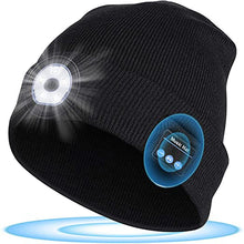 Load image into Gallery viewer, Glow Wireless Music Call Warm Earphone Hat