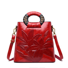 Load image into Gallery viewer, Ethnic Style Flower Pattern Female Messenger Bag