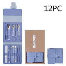 Load image into Gallery viewer, 16 Pcs Nail Clippers Nail Cutter Nail Scissors With PU Bag