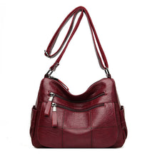Load image into Gallery viewer, Soft Leather Fashion Lady's One-shoulder Messenger Bag