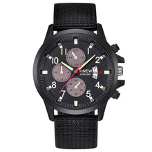 Load image into Gallery viewer, Mens Brand Watches Fashion Nylon Band Military Sports Watch