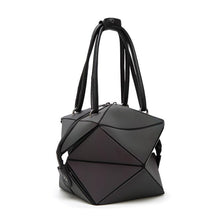 Load image into Gallery viewer, New Glossy Geometric Rhombus PU Bag Female Handbag
