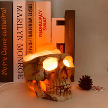 Load image into Gallery viewer, Skull Crystal Salt Lamp USB Dimmable