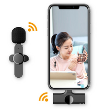 Load image into Gallery viewer, Wireless Lavalier Microphone Lapel Clip For Android Phone