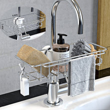 Load image into Gallery viewer, Stainless Steel Sink Storage Rack Kitchen Bathroom