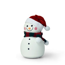 Load image into Gallery viewer, Christmas Snowman Music Night Light Rechargeable Portable