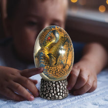 Load image into Gallery viewer, LED Lava Dragon Egg Ornamental Collection Decor Dinosaur Egg