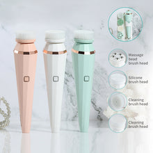 Load image into Gallery viewer, 4 In 1 USB Rechargeable Electric Facial Cleansing Brush