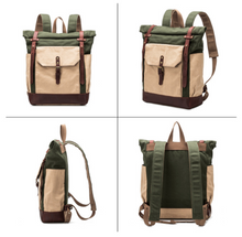 Load image into Gallery viewer, Men's and Women's Canvas Retro Backpack For Daily Occasion