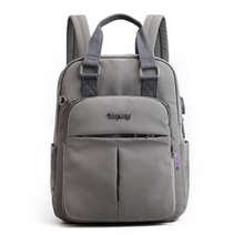 Load image into Gallery viewer, Women's Backpack Computer Bag With USB Charging Port