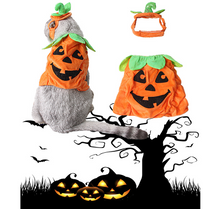 Load image into Gallery viewer, Halloween Pet Cats Costume Props Creative Pumpkin