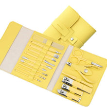 Load image into Gallery viewer, 16 Pcs Nail Clippers Nail Cutter Nail Scissors With PU Bag