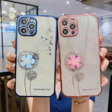 Load image into Gallery viewer, Luxury 3D Cute Flower Spin Stand Holder Phone Case
