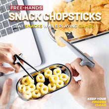 Load image into Gallery viewer, Free-Hands Snack Chopsticks Play Games Finger Chopsticks