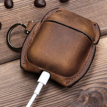 Load image into Gallery viewer, Wireless Bluetooth Headset Leather Case