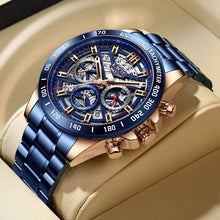 Load image into Gallery viewer, Men's Quartz Hollow Multifunctional Waterproof Watch
