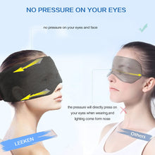 Load image into Gallery viewer, Cotton Silk Sleep Mask Blockout Eye Cover Eye Patch Women Men Soft Portable Blindfold Travel Eyepatch Sleeping Eye Mask