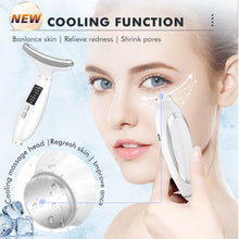 Load image into Gallery viewer, Ice Compress Neck Facial Lifting Device EMS Microcurrent LED Therapy Massager Skin Tightening Anti Wrinkles Skin Care Tools
