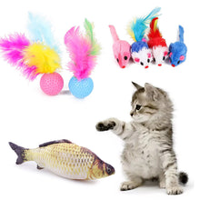Load image into Gallery viewer, 28pcs Funny Cat Toy With Anti-Bite Balls