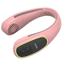 Load image into Gallery viewer, Portable Lightweight Negative Ion Hanging Neck Fan