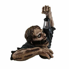Load image into Gallery viewer, Garden Horror Decoration Zombie Lantern Statues