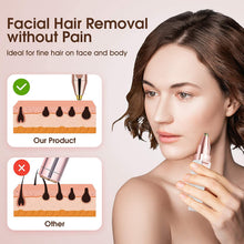 Load image into Gallery viewer, 2 in 1 Electric Eyebrow Trimmer Painless Eye Brow Epilator