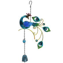 Load image into Gallery viewer, Wind Chime Peacock Wall Hanging Decoration Pendant Ornament