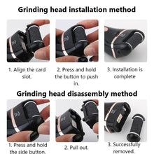 Load image into Gallery viewer, Charged Electric Foot File for Heels Grinding Pedicure Tools