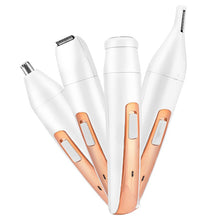 Load image into Gallery viewer, 4 in1 Women Electric Epilator For Bikini Eyebrow Nose