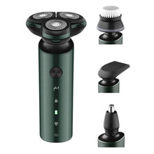 Load image into Gallery viewer, 4D Men's Rechargeable Bald Head Electric Shaver