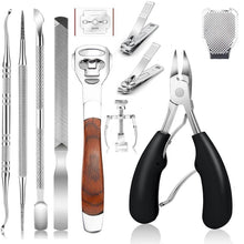 Load image into Gallery viewer, 11Pcs/Set Ingrown Toenail Tools Kit Nail Care Pedicure Tools