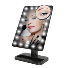 Load image into Gallery viewer, Makeup Mirror with LED Lights Touch Dimming Cosmetic Mirror
