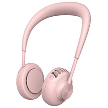 Load image into Gallery viewer, Silent Portable Bladeless Headphone Style Neck Fan