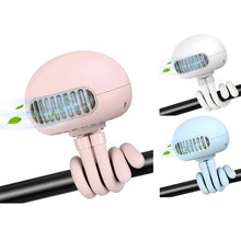 Load image into Gallery viewer, Portable Bladeless Handheld Fan With Flexible Tripod Clip